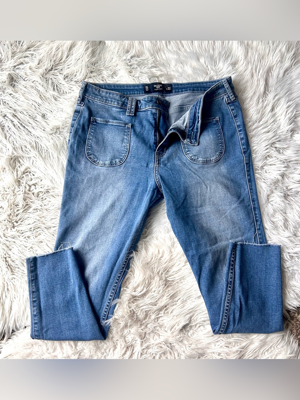 Hollister High-Rise Blue Denim Jeans